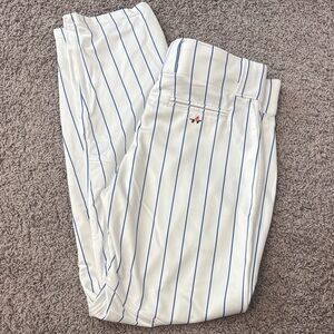 Alleson new without tags Royal Pinstripe Baseball pants YXL